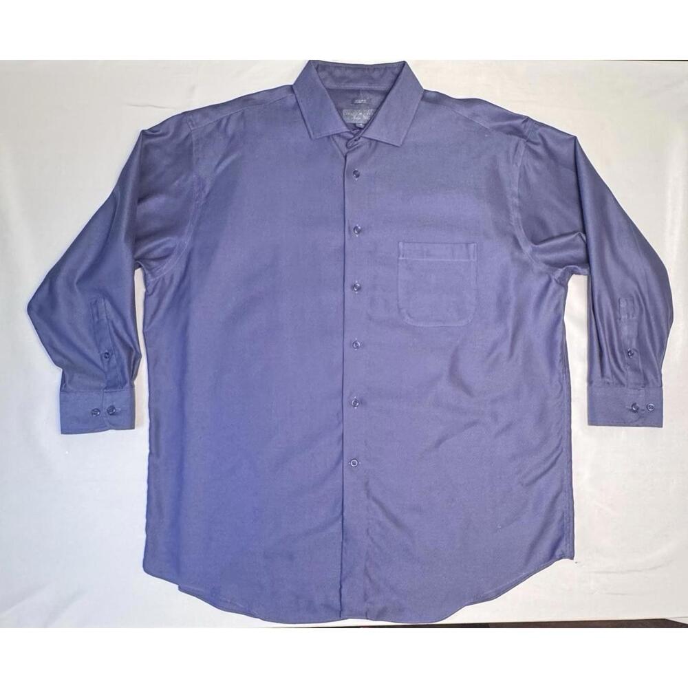 Joseph Abboud Men's Button-Up‎ Shirt, Blue, Long Sleeve, Size 18-32/33